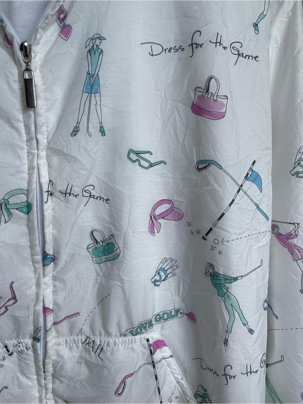 Vintage Tail Golf Novelty Windbreaker Jacket Large - Picture 4 of 16